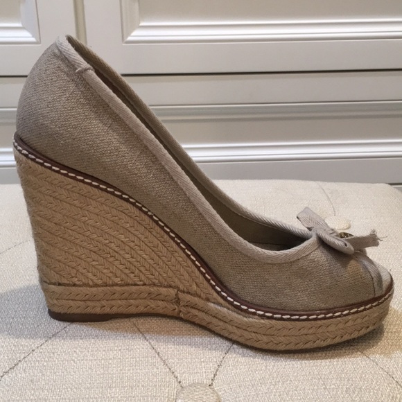 Tory Burch Jackie Wedge Tan - Picture 4 of 5